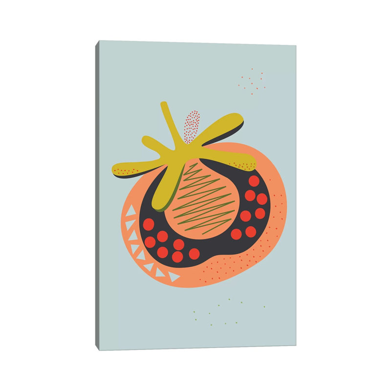 Tomato by Flatowl - Wrapped Canvas Gallery-Wrapped Canvas Giclée, 20.32 cm H x 30.48 cm W