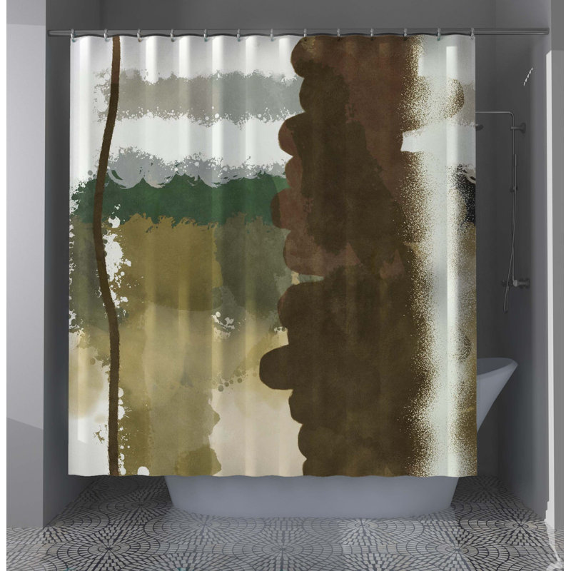 Abstract Shower Curtain