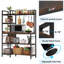 Hodess 5-tiers Baker's Rack with Hooks for Kitchen-514136017