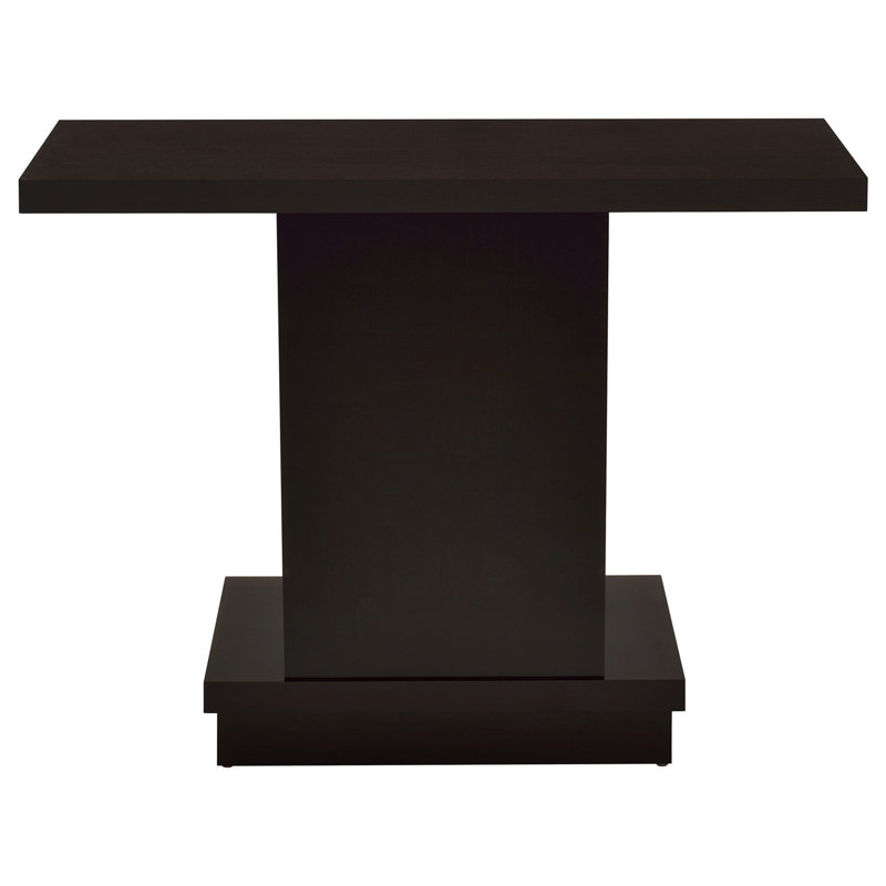 Engineered Wood Pedestal Console Table