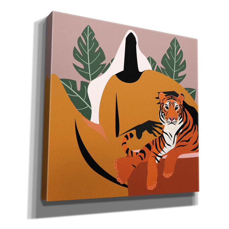 «Epic Graffiti» «Mother Nature 3» par Arctic, art mural sur toile, 26 po x 26 po, H 26 po x l 26 po
