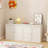Kitchen Storage Cabinet with Double Doors and Adjustable Shelves