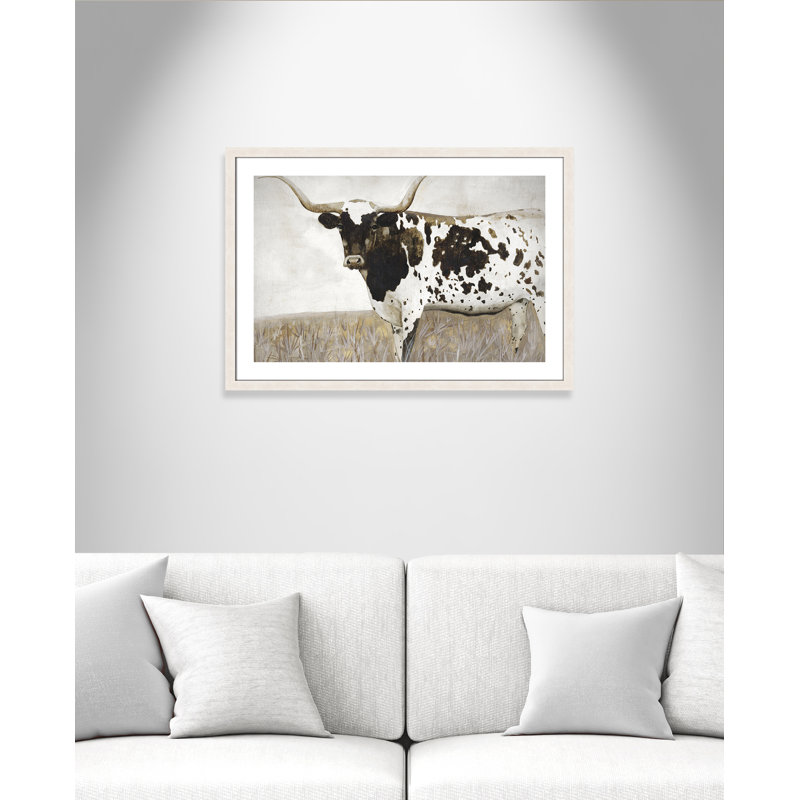 Old Timer " Old Timer ", 26" H x 36" W x 1.125" D, White Woodgrain Framed