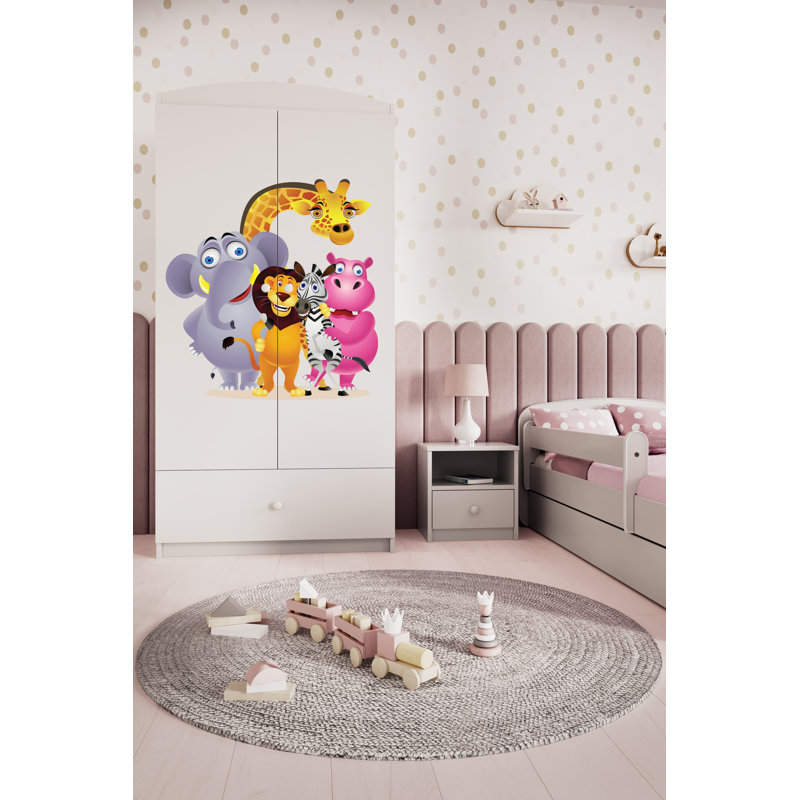 Cicero 2 Door Wardrobe, White