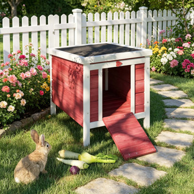 Petite niche pour chien en bois