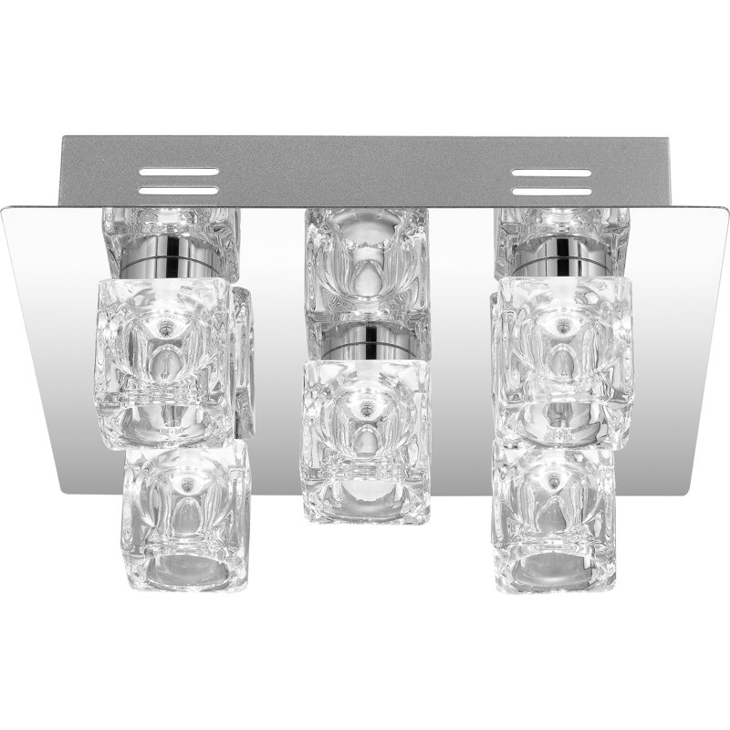 Plafonnier encastré simple 5 lumières DEL 10,75 po