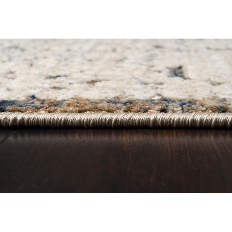 Hilburn 16659-199 IVORY/MULTI, Rectangle 2'7" x 4'11"