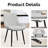 Faux Leather Upholstered Metal Dining Chair-957567176-957567177