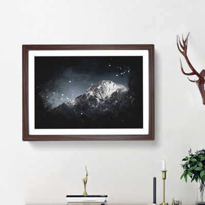 Mountain Top in Italy - Picture Frame Graphic Art Print