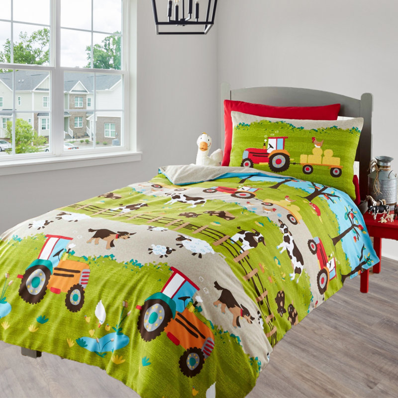 Gerniot Country Farm Duvet Cover Set, Single - 1 Standard Pillowcase
