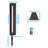 5CCT Low Voltage LED Path Lights, 7W Die-Cast Aluminum Landscape Lighting, Oil Rubbed Bronze