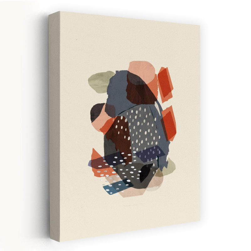 Art contemporain contemporain abstrait, H 18 po x l 12 po