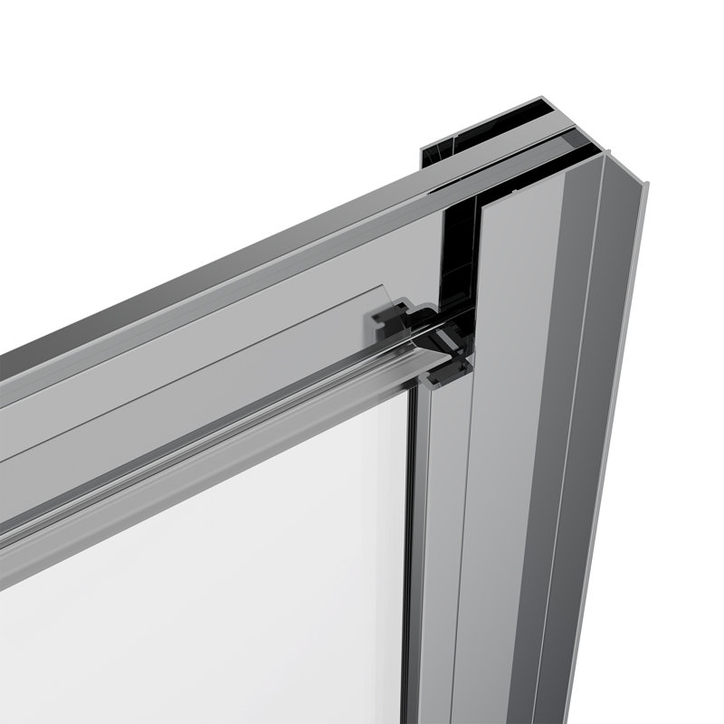 Sharion Bathroom 800mm Pivot Door Shower Enclosure with 800mm Side Panel, Chrome