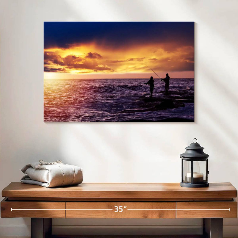 Senne Sunrise Pêche, H 16 po x l 24 po