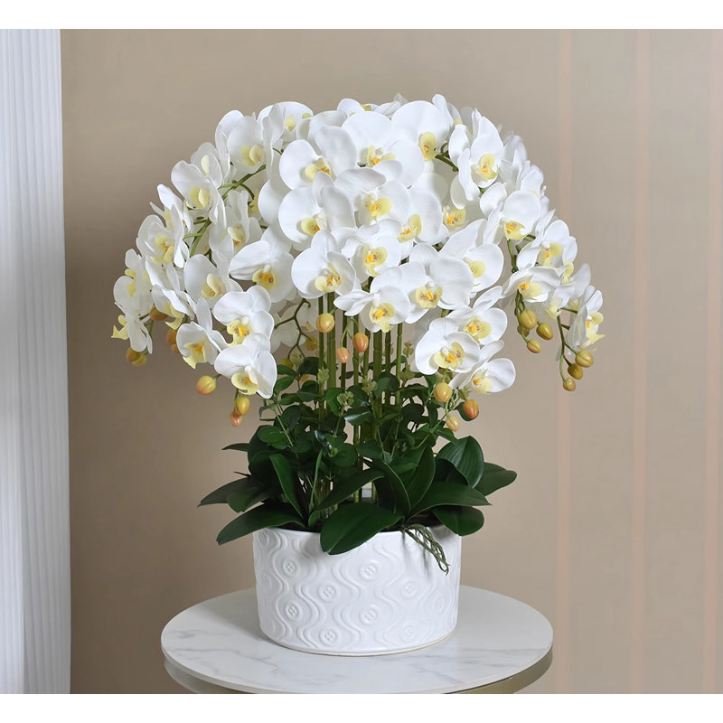 Décoration florale simulée, Blanc