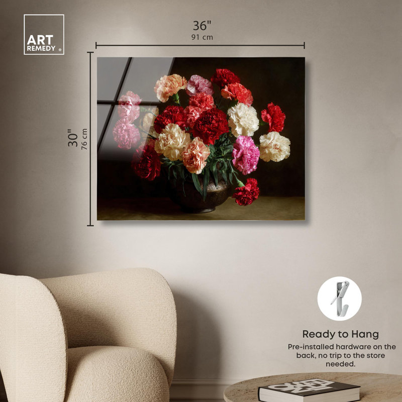 Impression sur toile "Généreux bouquet II" par Art Remedy, H 30 po x l 36 po