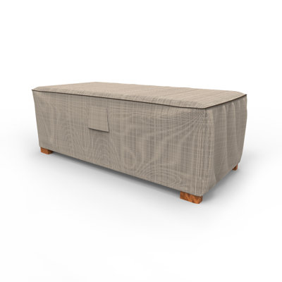 Miguel Slim Outdoor Ottoman/Coffee Table Cover by Arlmont & Co.