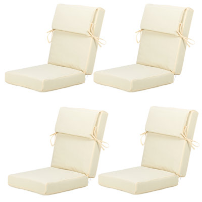 Lucy 4" Outdoor Seat / Back Cushion