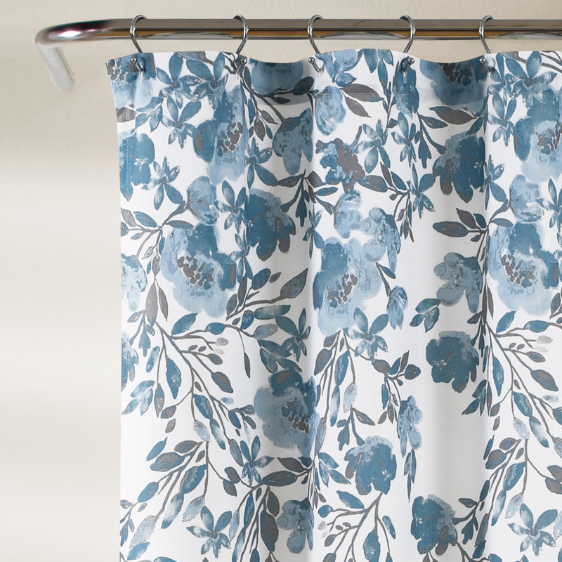 Rideau de douche Tanisha, Bleu
