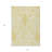 3' X 5' Gold Ivory And Beige Moroccan Washable Indoor Outdoor Area Rug