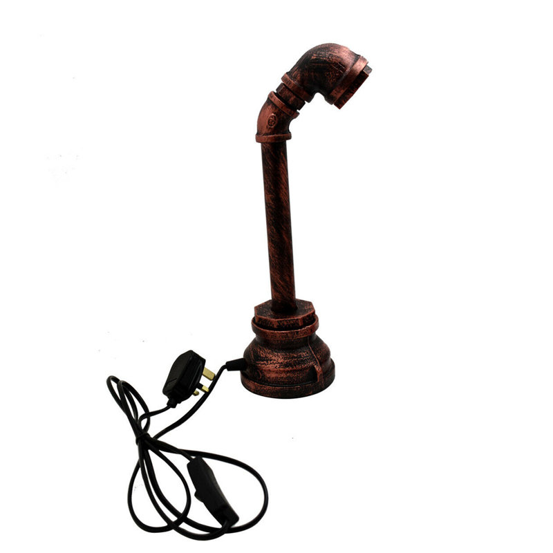 Henri Metal Novelty Lamp, Rustic Red