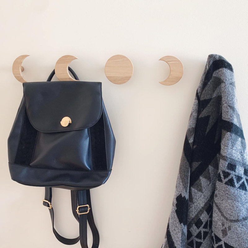 Zidane Solid Wood Wall Wall Hook