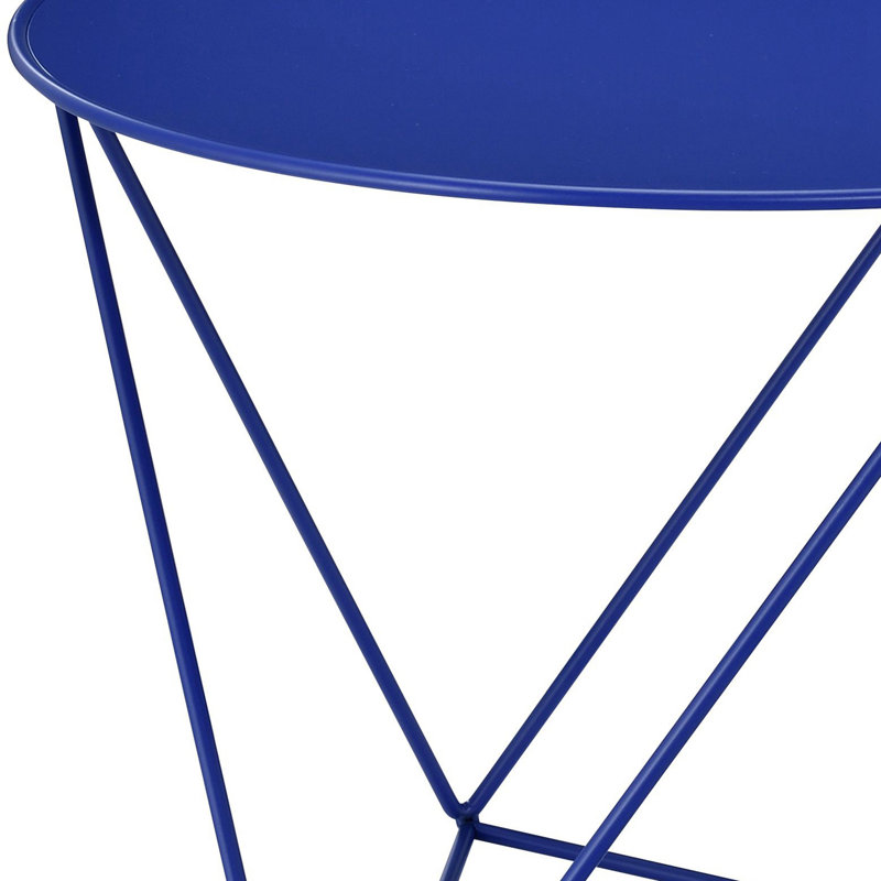 Display & Utility Accent Table, Blue