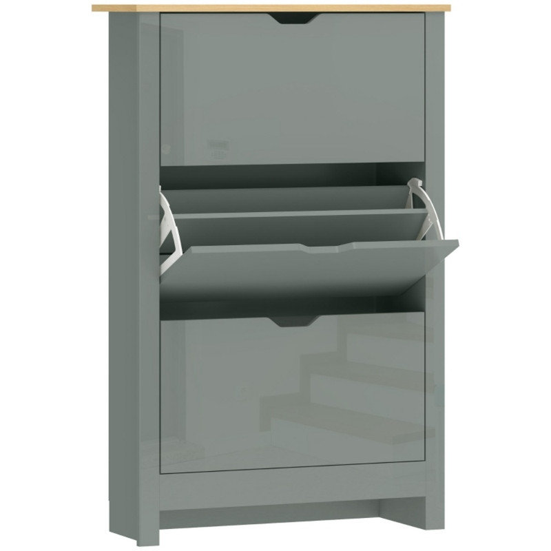 18 Pair Shoe Storage Cabinet