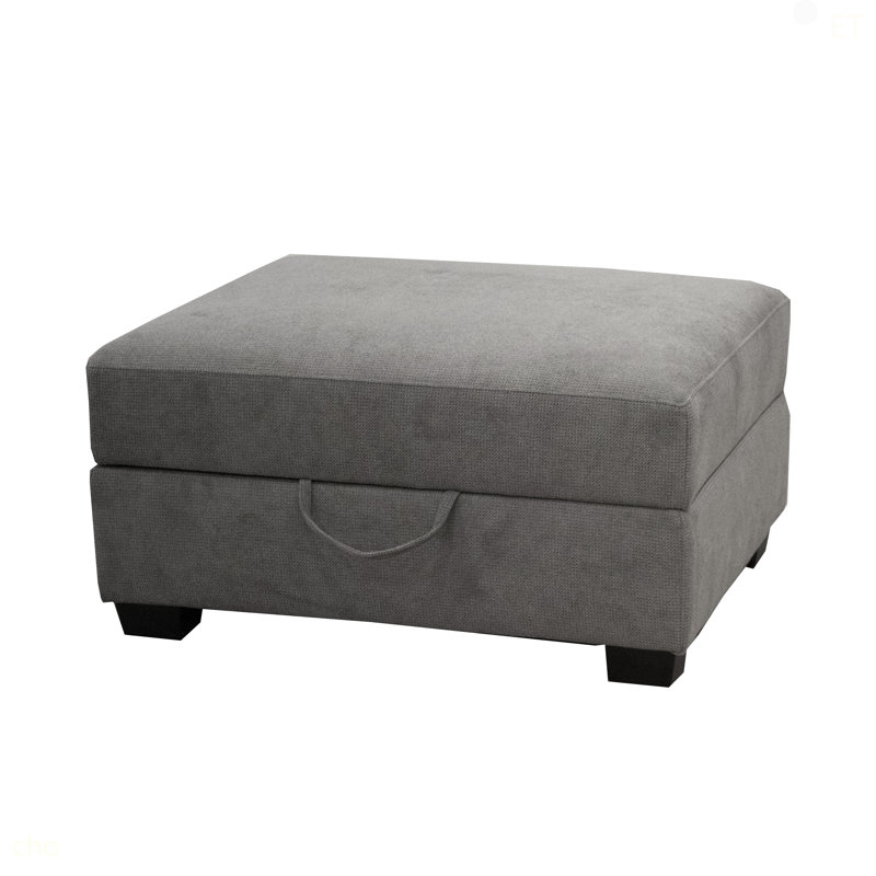Repose-pieds de rangement gris Scottsdale, Grey