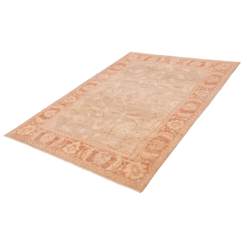 Tapis unique en laine 7 pi 7 po x 10 pi 9 po Wahib