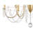 Esmery 6 - Light Steel Chandelier-34269324-34269330