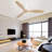 Rachel 52" 3-Solid Blade Propeller Flush Mount Ceiling Fan Without Light-2040140390