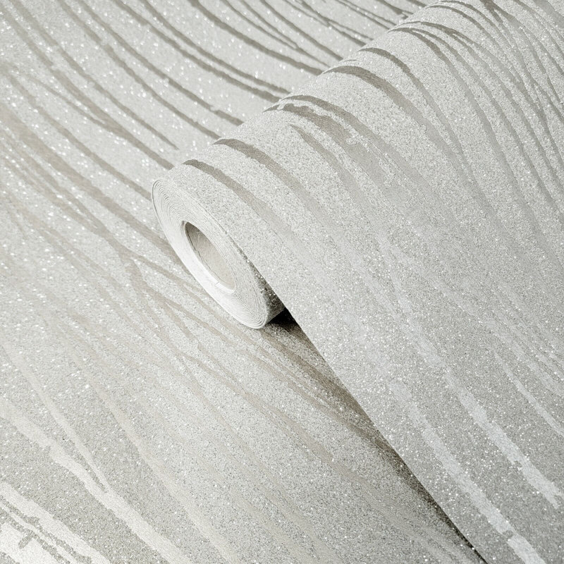 Papier peint métallique Devrick Zebra Lines