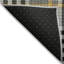 Tapis intérieur lavable à carreaux ivoire 3 pi x 5 pi HomeRoots
