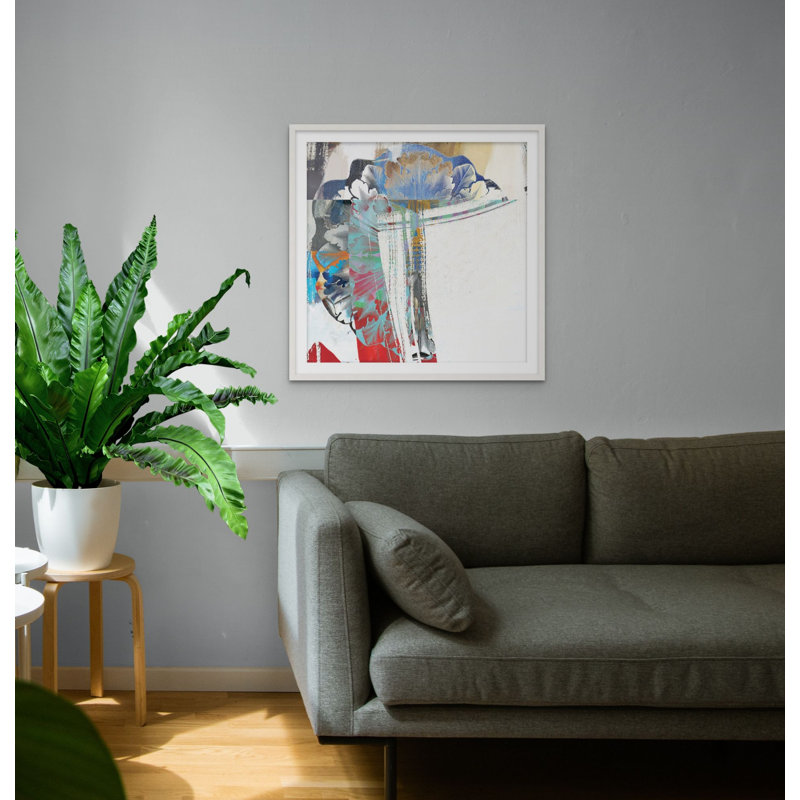 Brushed Chroma 1 Print, 25" H x 25" W x 1" D