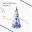 Spode Blue Italian Topiary 10"