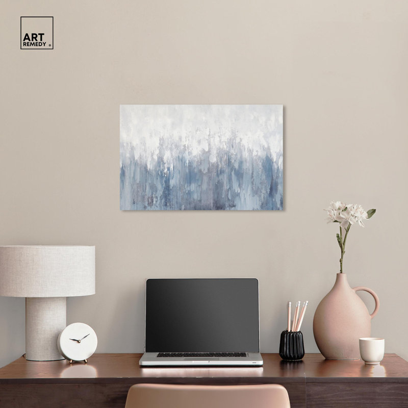 Art Remedy, toile abstraite neutre, H 16 po x l 24 po, Toile tendue