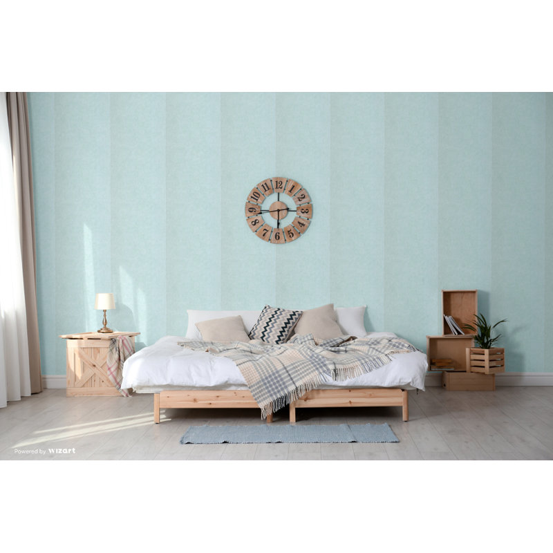 Auberon 10m x 53cm Wallpaper Roll, Light Blue