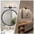 Cono 3-light Bathroom Dimmable Vanity Light 2 Tiers Clear Glass Shade-309983179