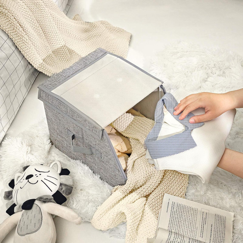 Latitude Run Fabric Bin