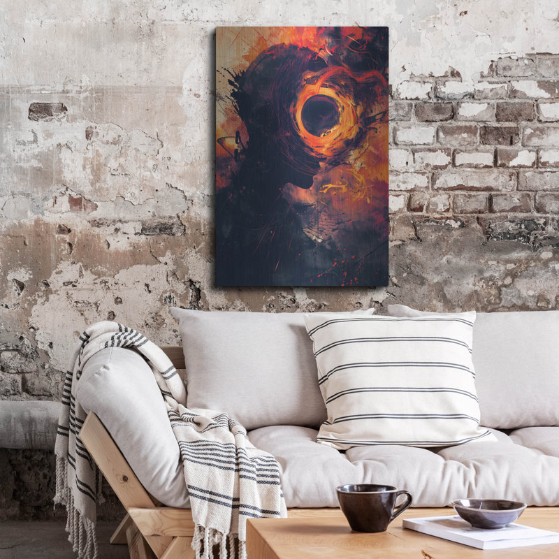 Art mural en métal luxueux «Eclipse Of The Mind» par Andreas Magnusson, 24 po x 36 po, H 36 po x l 24 po