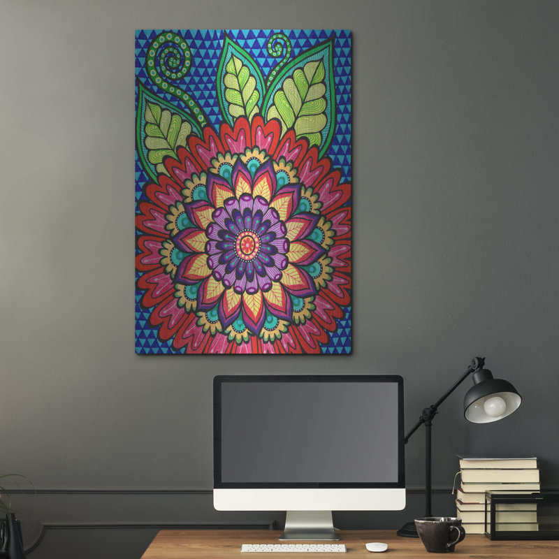 «Bright Bold Blooms 5» par Hello Angel, H 36 po x l 24 po