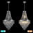 11-Chrom dimmable iron crystal Chandeliers