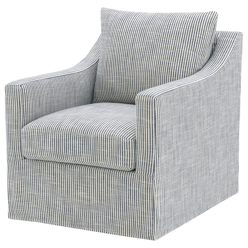 Lyons Swivel Accent Chair, Gray