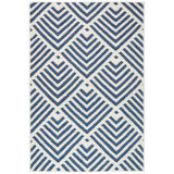 Cleo Navy Machine Washable Rug