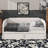 Daybed With Pop Up Trundle, Twin Size Upholstered In Velvet-1904828532