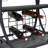 Industrial Bar Cart Kitchen Bar&Serving Cart For Home With Wheels 3 -Tier Storage Shelves