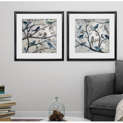 " Morning Song " 2 Piece Art Acrylic Set