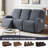 Wald 3 Seats Jacquard Recliner Chair Covers Furniture Protector Recliner Slipcovers With Elastic Bottom For Kids Pets-1282451960