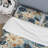 Boho White Blue Hibiscus Flowers Floral Duvet Cover-123265854
